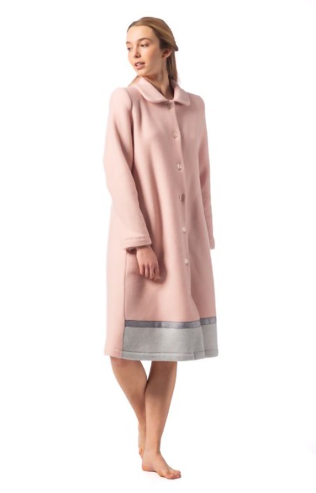 Vestaglia donna bicolore in misto cotone EGATEX Vestaglia donna bicolore in misto cotone EGATEX