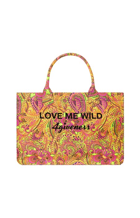 Borsa mare maxi modello saint tropez acid blossom 4giveness