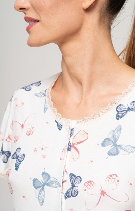 Pigiama corto in viscosa elasticizzata TINA Alpina