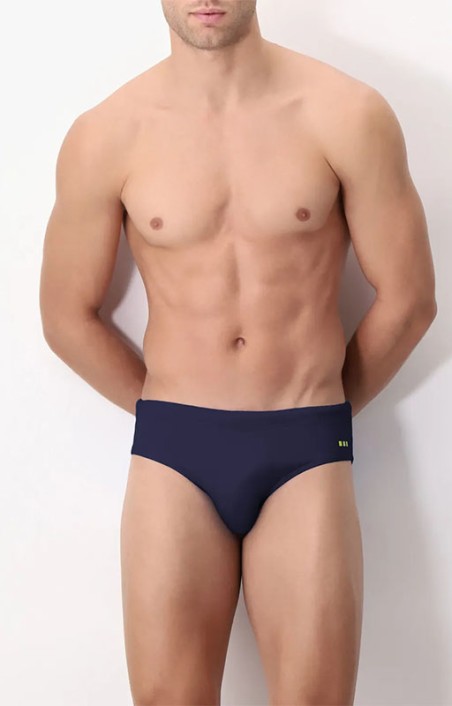 Costume in tinta unita stretch Perofil blu