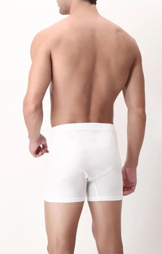Boxer bianco in Filo di Scozia Perofil 2