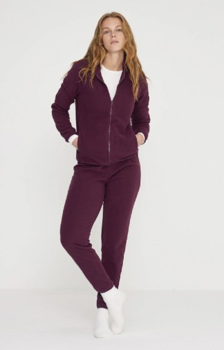 Completo donna Noi di Notte in pile con zip Julia FA008920