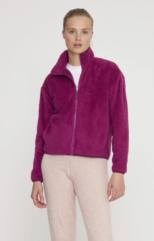 Women's jacket Noi di Notte in faux fur with zip Unity GE002880