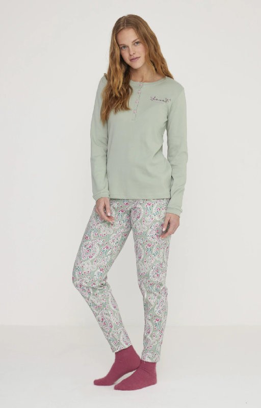 Women's pyjamas Noi di Notte in warm cotton Softy FA008795