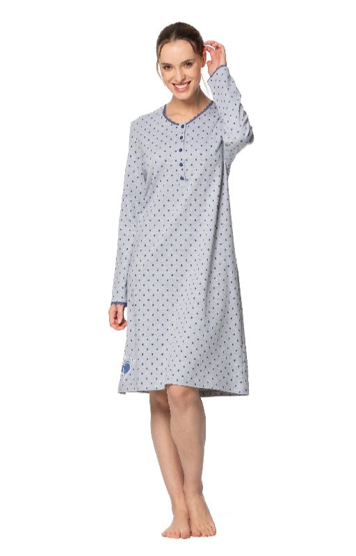 Women's nightgown Egatex with polka dots printed Topping