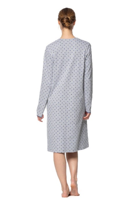 Women's nightgown Egatex with polka dots printed Topping Women's nightgown Egatex with polka dots printed Topping