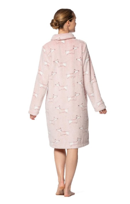 Vestaglia donna stampata Senoretta con bottoni Doggy