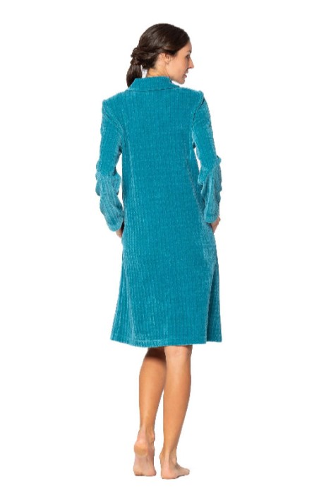 Vestaglia donna Egatex con colletto e bottoni Ginko