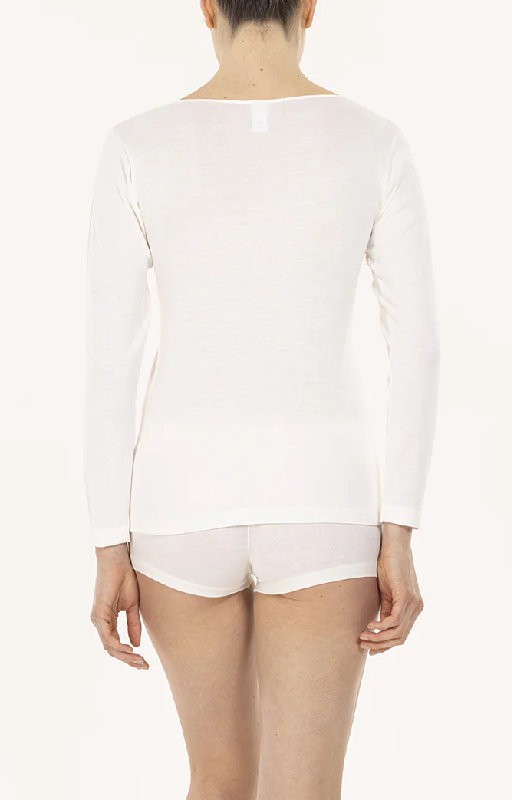 Women's long-sleeved jersey Alpina with macramé lace