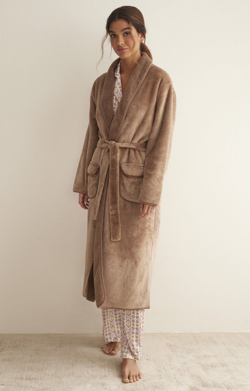 Crossed shawl dressing gown Selmark