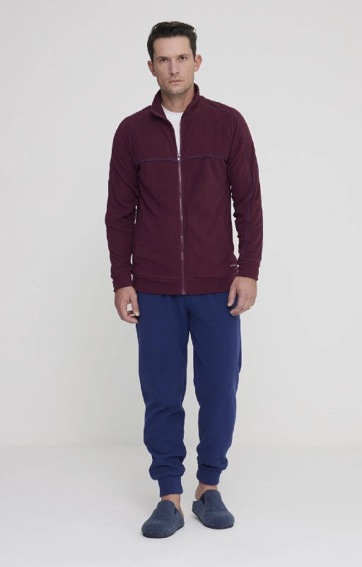 Men's Brooklyn fleece tracksuit with zip We of Night