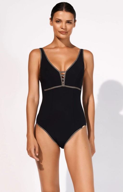 V-neck one-piece swimming costume Maryan Mehlhorn