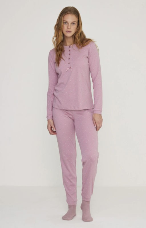 Tuly women's pyjamas in warm cotton avion Noi di Notte