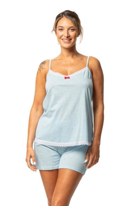 Pigiama da donna Senoretta con spalline sottili