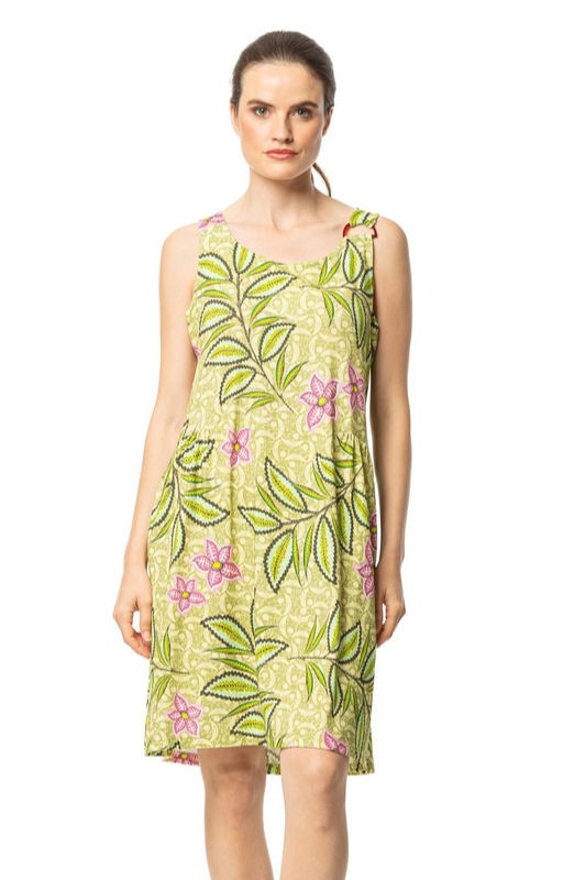 Beach dress without botanical print Senoretta