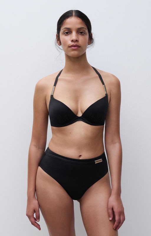 Bikini con coppe Chantelle Icon nero