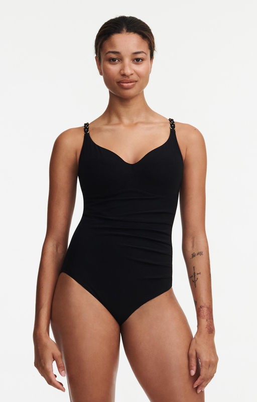 Costume intero con ferretto Chantelle Emblem nero