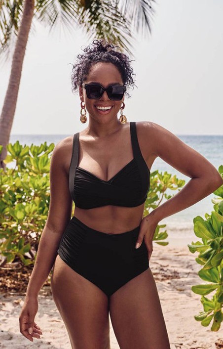 Bikini con coppe Anita style Elle nero