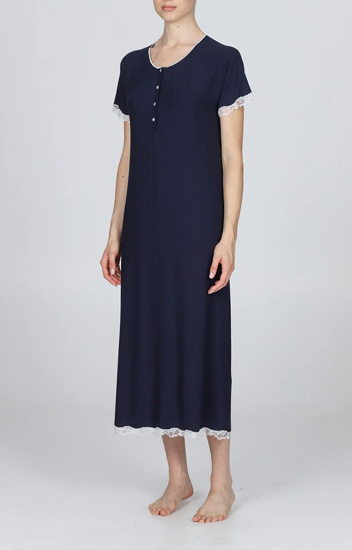 Camicia da notte morbida in micromodal Boglietti