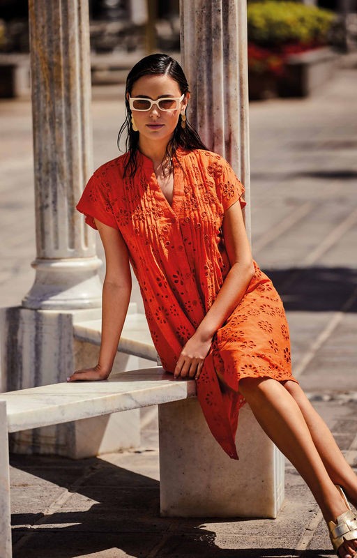 Sangallo lace beach dress Clori by David