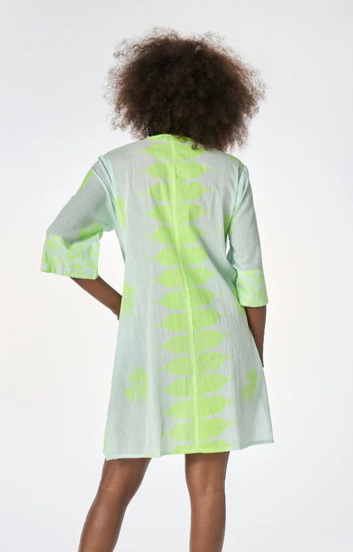 Boho Chic Caftan Aqua Lime de I Caftani by Roby Zu