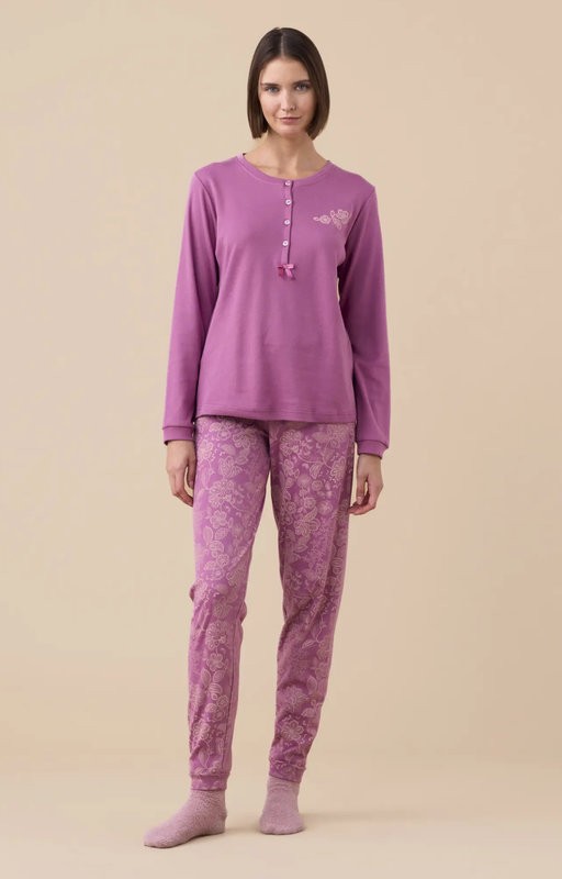 Women's winter pyjamas Noi di Notte model Flory