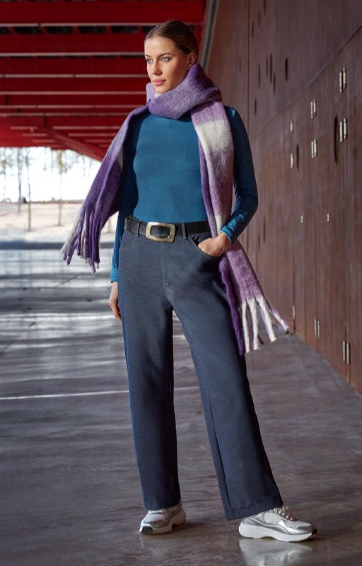 Pantalone smart jeans da donna Janira 1025732 nero