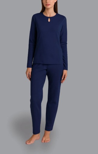 Pigiama da donna Ragno con scollo a goccia in Thermo Cotton