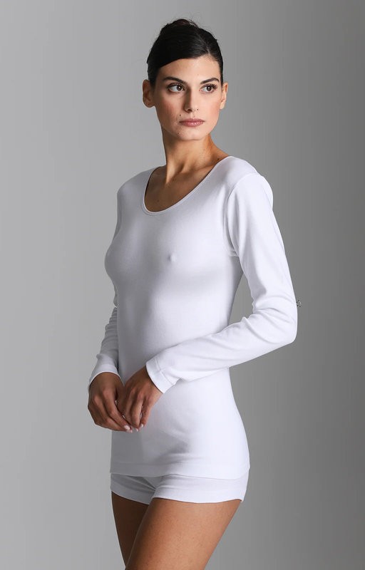 Alpina women's long-sleeved sweater in warm cotton