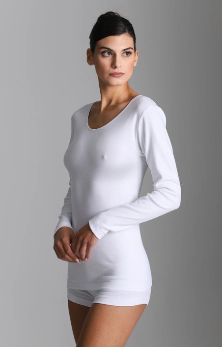 Alpina women's long-sleeved sweater in warm cotton