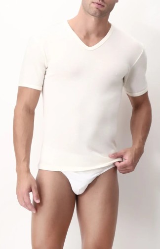 Perofil V-neck sweater with...