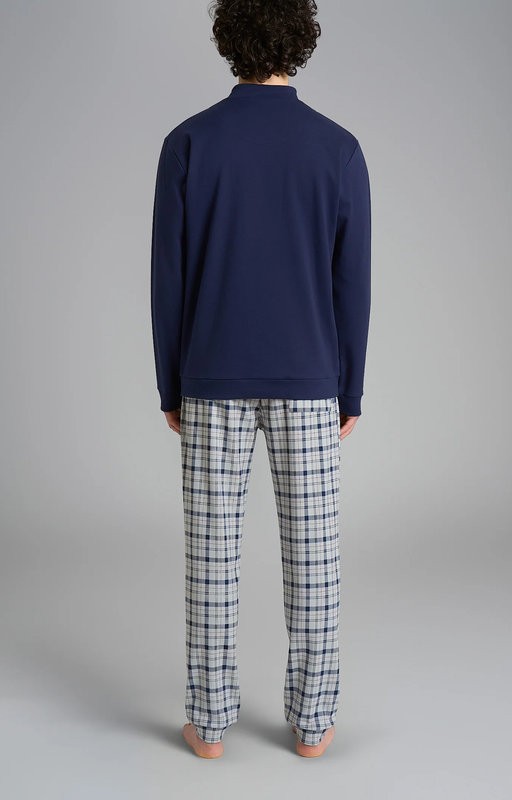 Pigiama lupetto Ragno con fantasia tartan in...